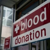 Blood Donation Sign