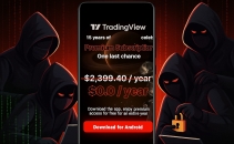 Brokewell Android malware delivered through fake TradingView ads