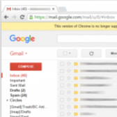 Gmail Drops Support for Windows XP and Vista Users on Chrome