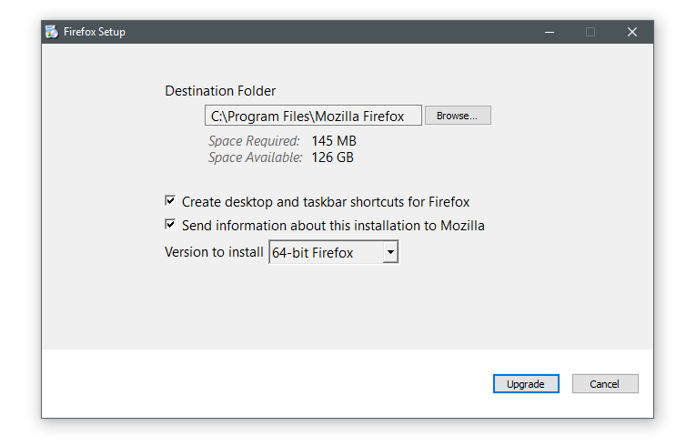 how to remove firefox 32 bit version