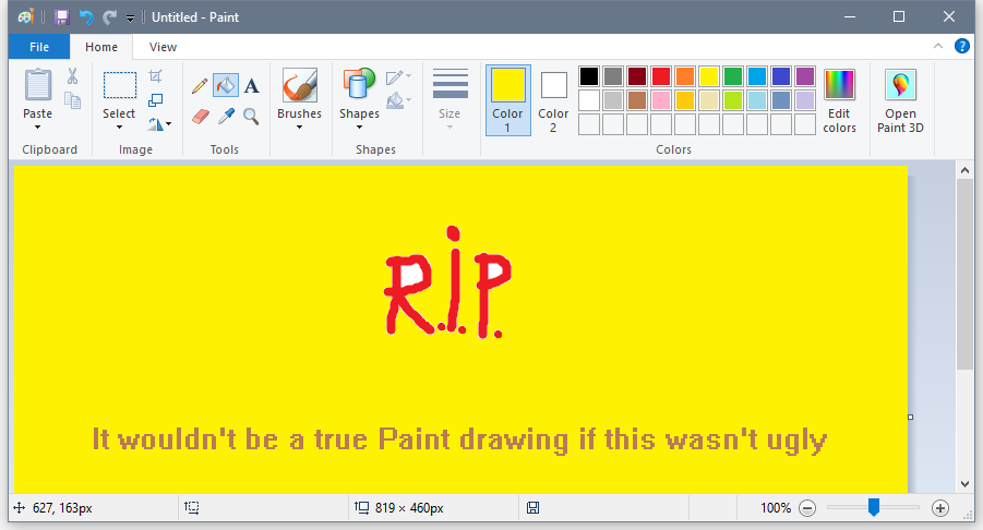 How To Remove Microsoft Paint From Picture