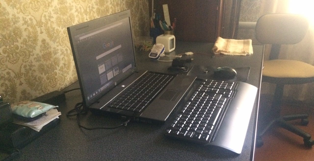 Image of suspect's home and seized equipment