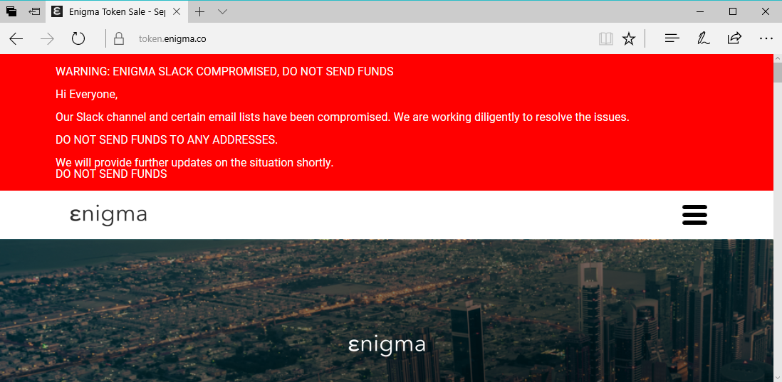 Enigma Project website