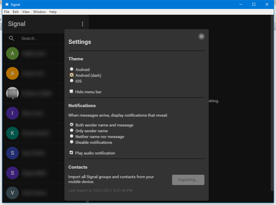 signal application windows - télécharger signal sur pc