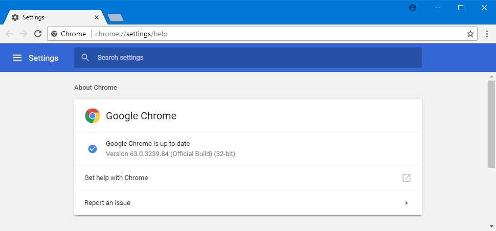 Google Chrome 63