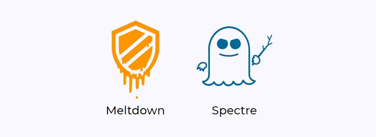 Logos for Meltdown and Spectre attacks