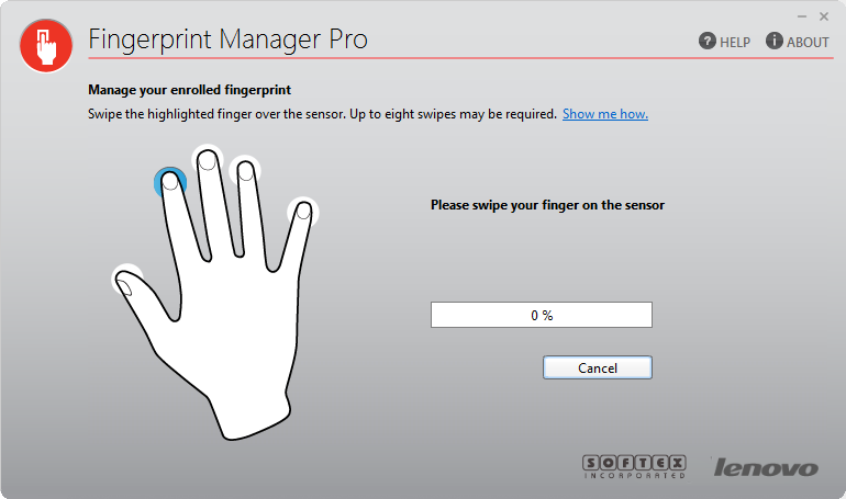 lenovo fingerprint reader software