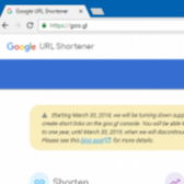 Google Shuts Down Goo.gl URL Shortening Service