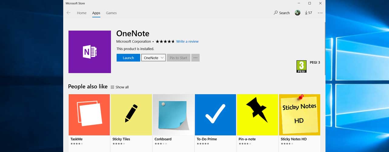 how to update onenote on windows 10