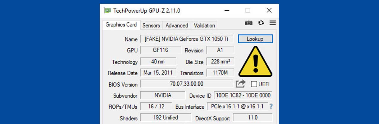 GPU-Z Graphics Card GPU Information Utility