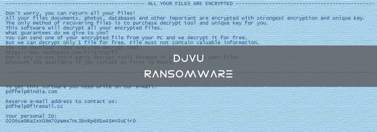 DJVU Ransomware