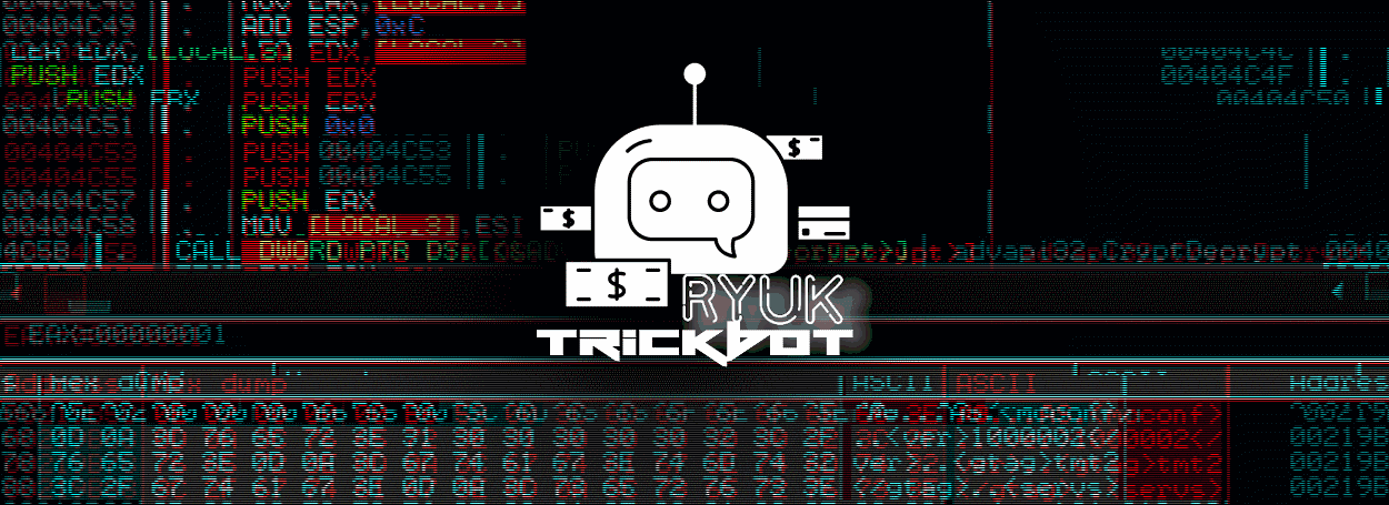 Ryuk ransomware deployed two weeks after Trickbot infection