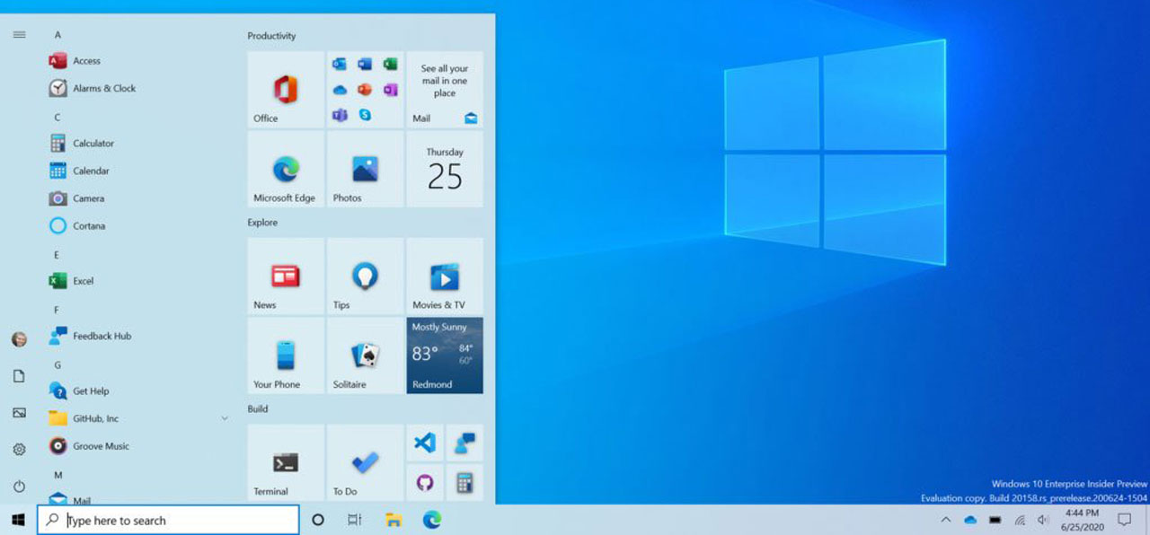 Tận hưởng trải nghiệm hoàn toàn mới với giao diện menu Start Windows 10 được thiết kế đặc biệt, mang đến khả năng tùy chỉnh và linh hoạt hơn bao giờ hết. Truy cập nhanh các ứng dụng và chức năng yêu thích của bạn ngay trên màn hình chính.