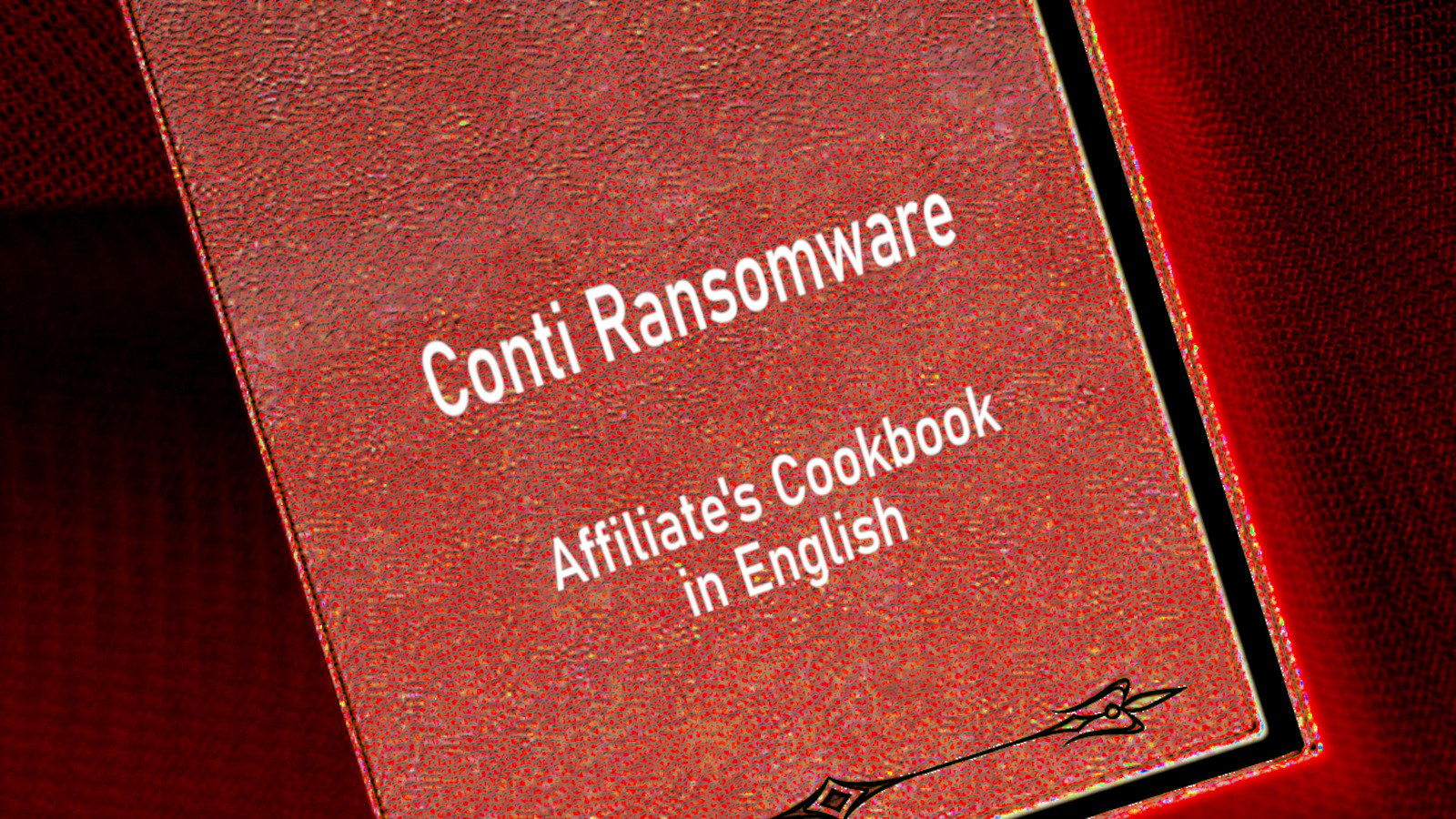 Conti ransomware affiliate's cookbook in English