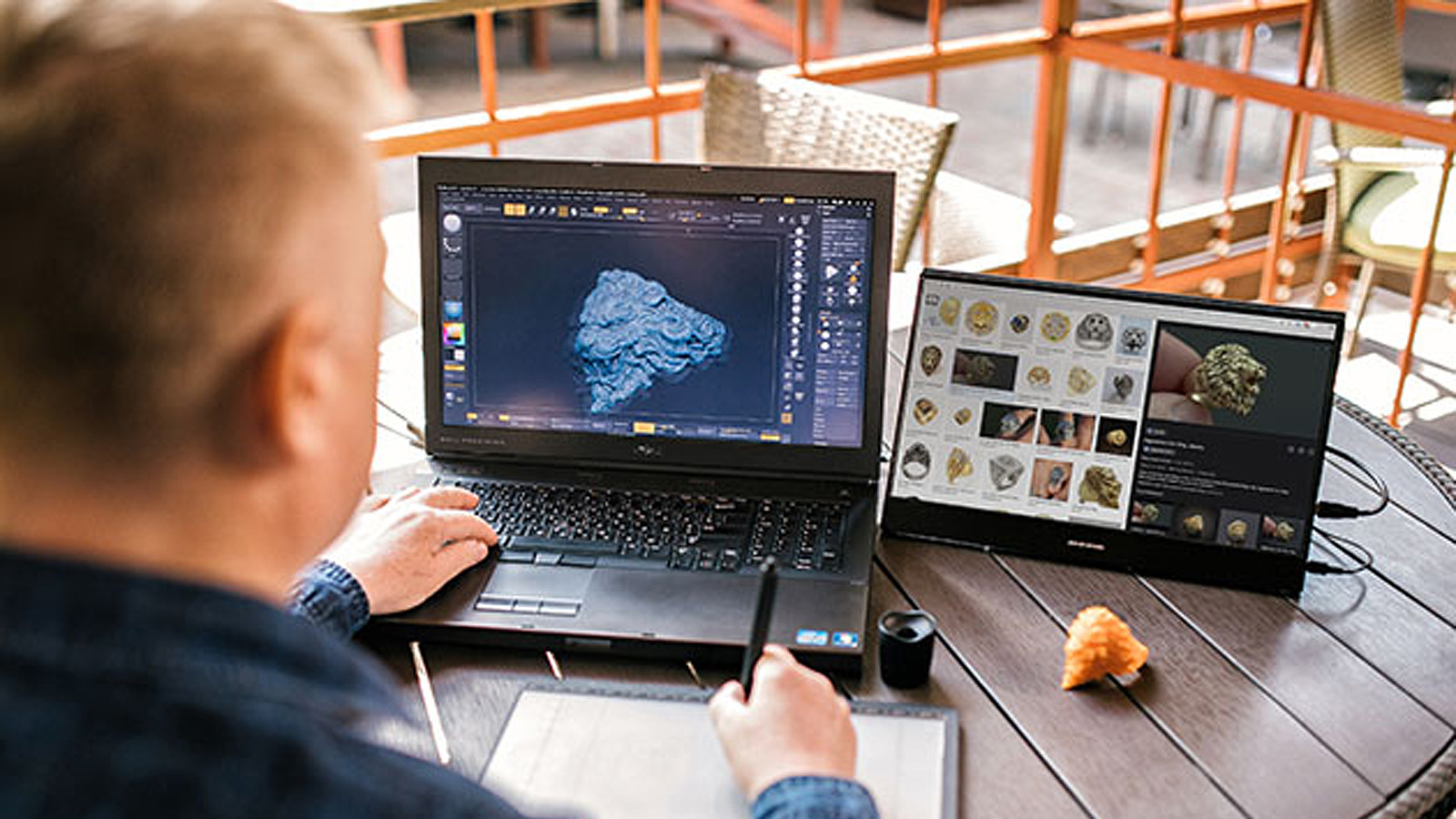 This portable 4K touchscreen monitor is 