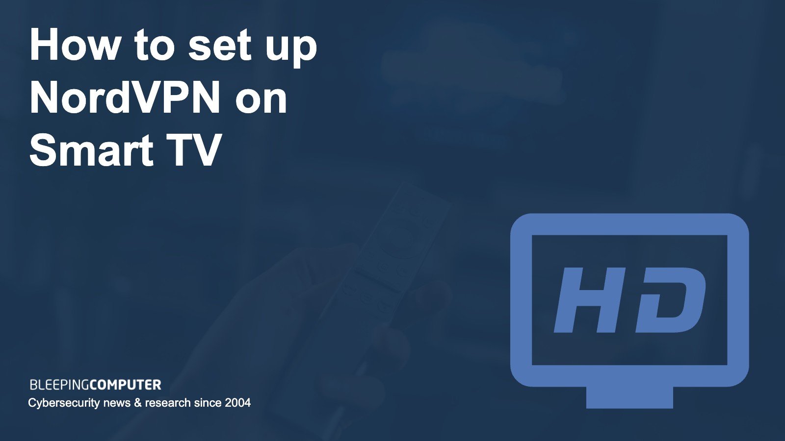 How do I install NordVPN on my Samsung smart TV?