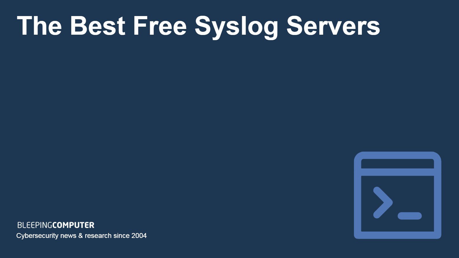 Best Free Syslog Servers