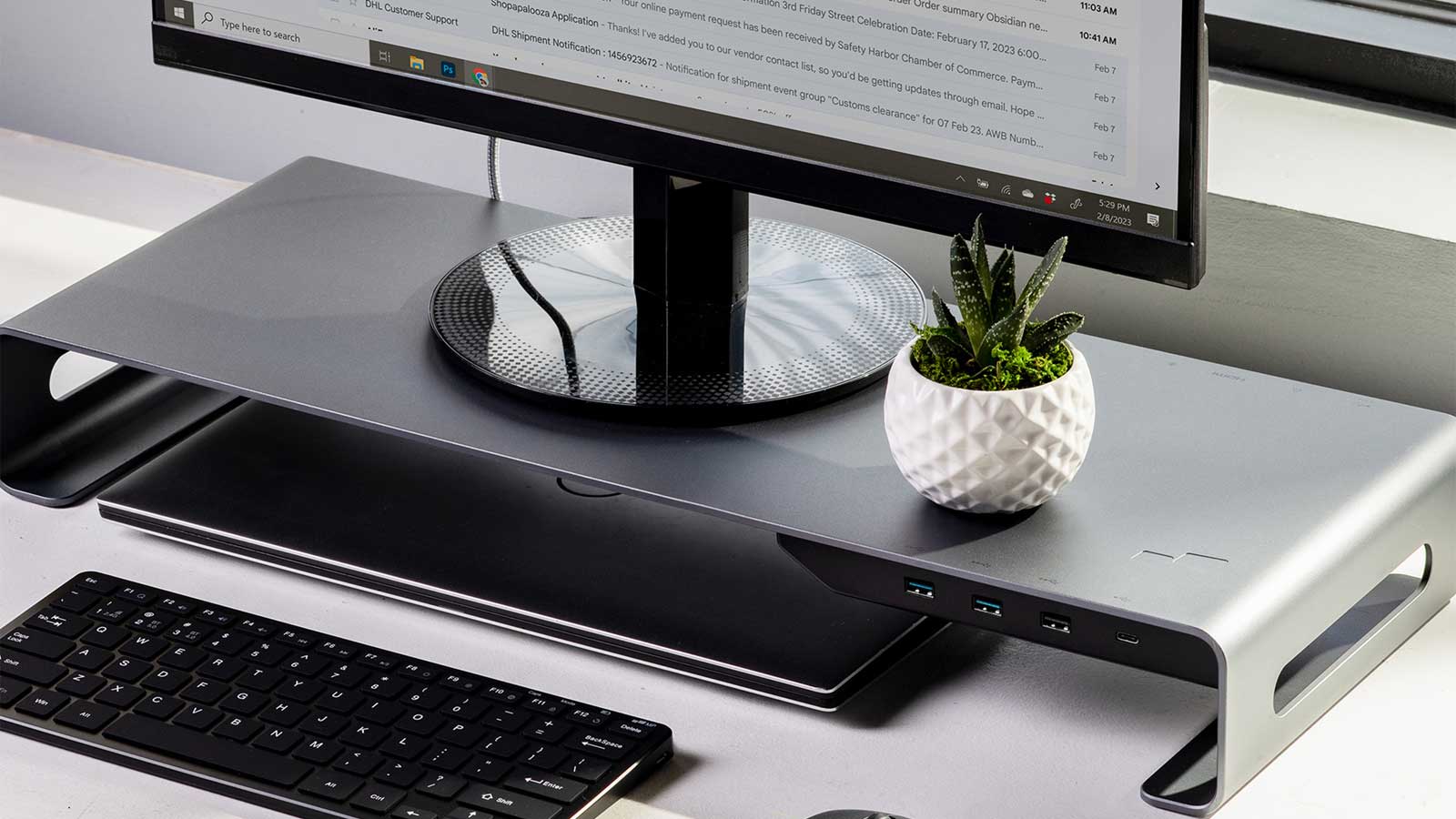 A desk upgrade deal pays off in tech features, comfort, and organization
