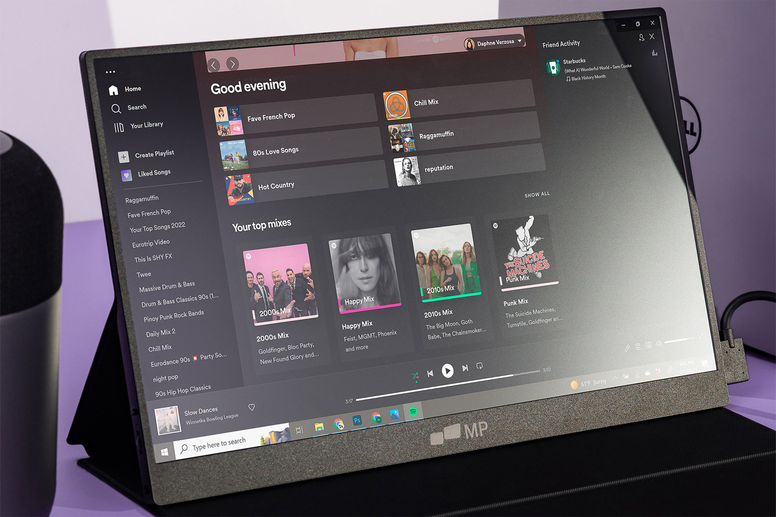 Take this free-standing 15.6-inch portable monitor anywhere