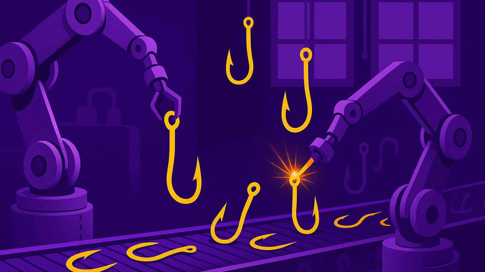 Phishing conveyor belt