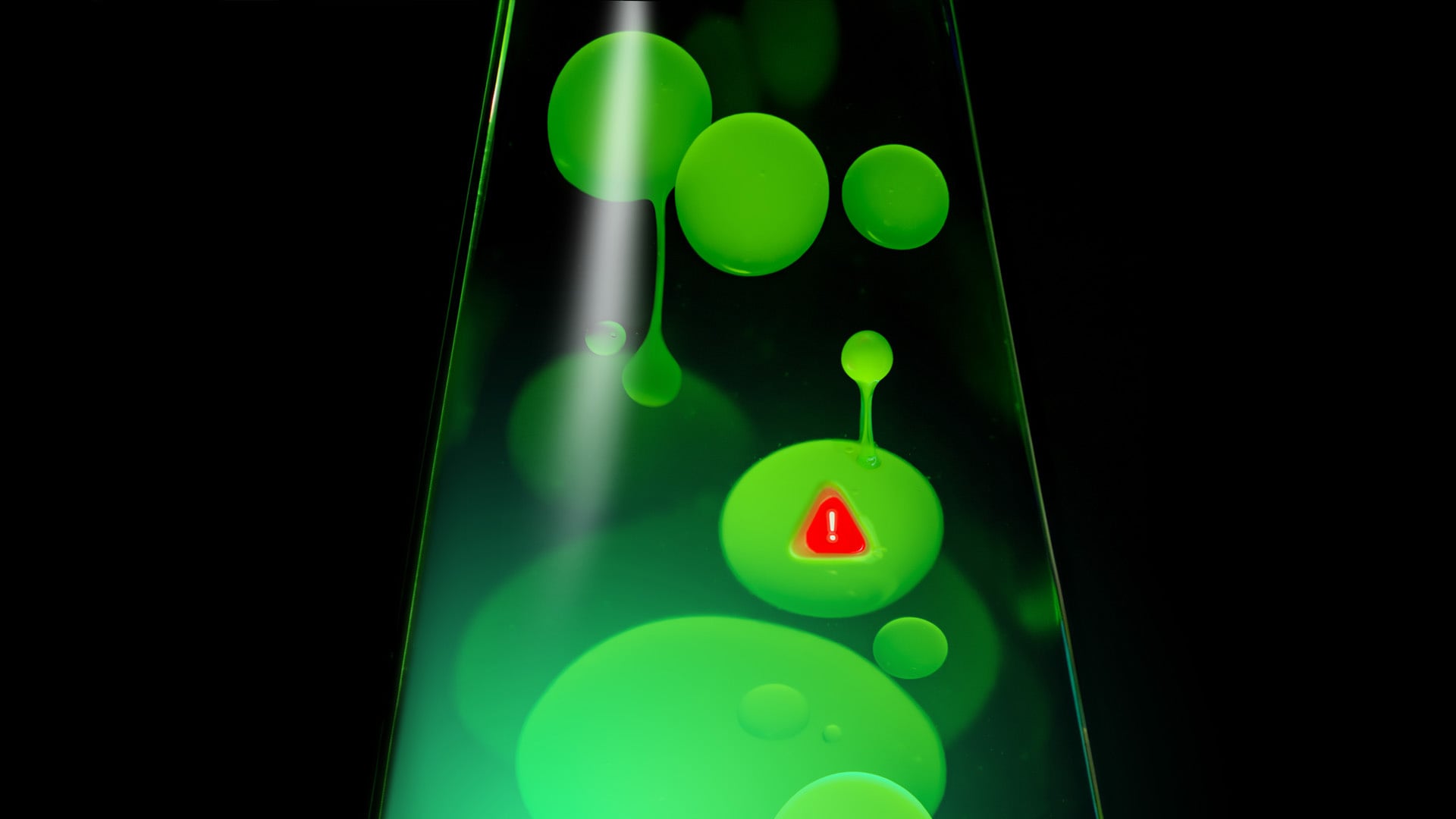 AI is accelerating cyberattacks. Is your network prepared? 2 Lava lamp with warning
