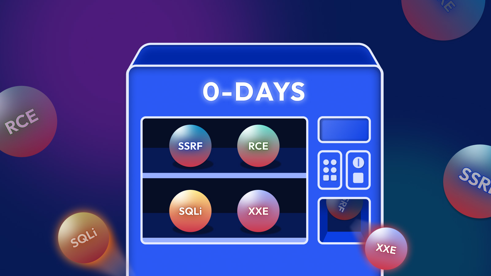 Zero-day vending machine