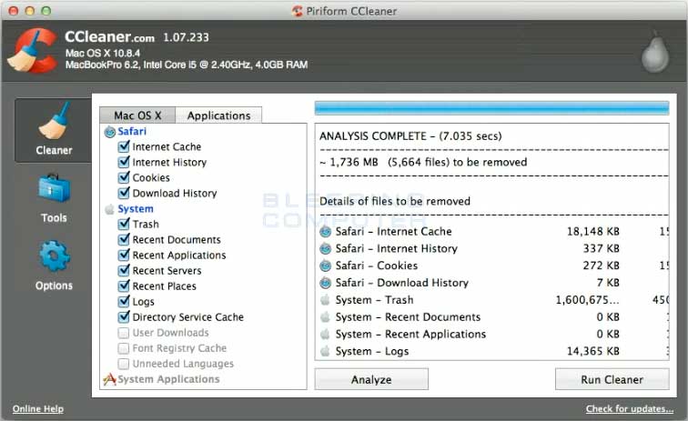 Giới thiệu CCleaner cho Mac