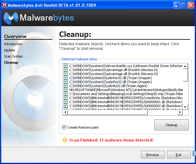 Malwarebytes Anti-Rootkit