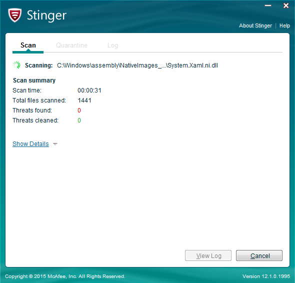 Mcafee stinger on sale