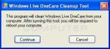 Image of Microsoft OneCare Removal Tool
