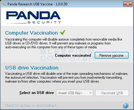 panda usb vaccine 1.0.1.16 gratis