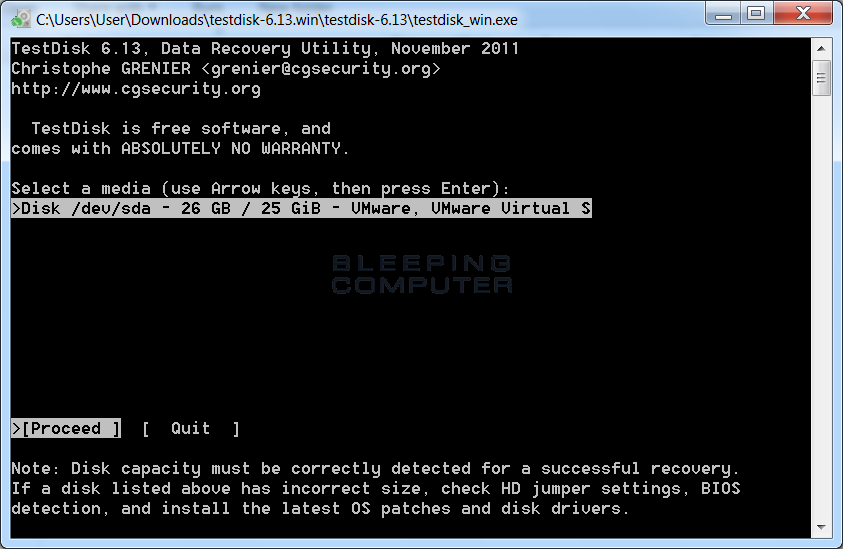 testdisk data recovery gratuit