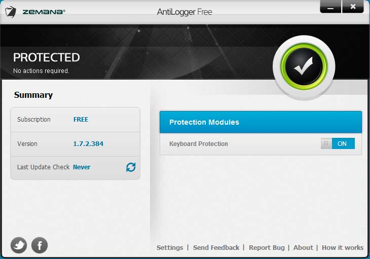 Download Zemana AntiLogger Free