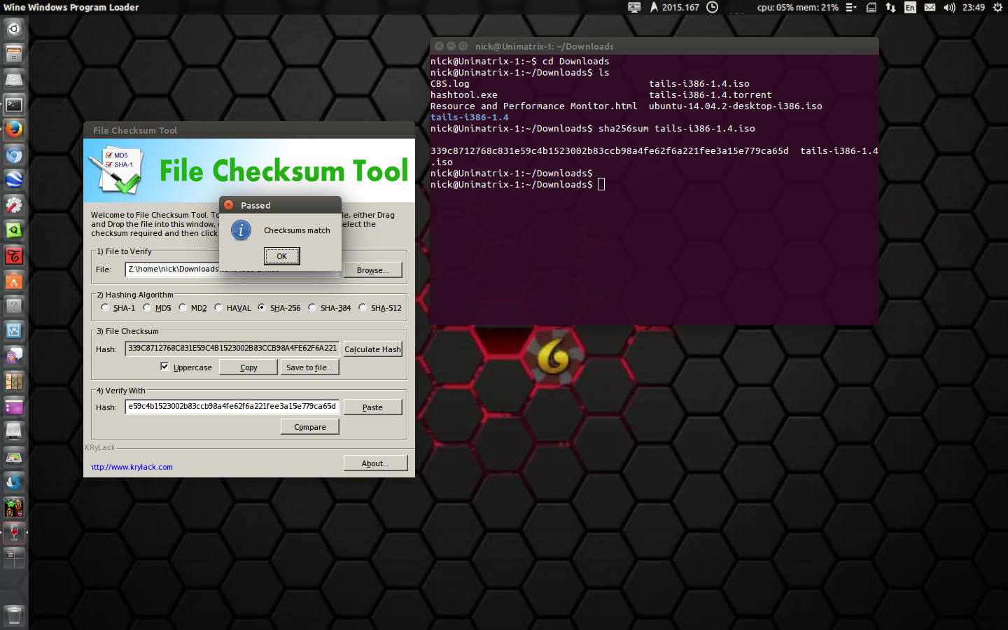 checksum tool checksum tool