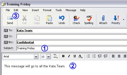 create group in outlook express