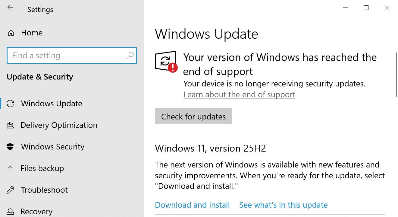 Still on Windows 10? Enroll in free ESU before next week’s Patch Tuesday 4 Windows Update warning that Windows 10 has reached end of support