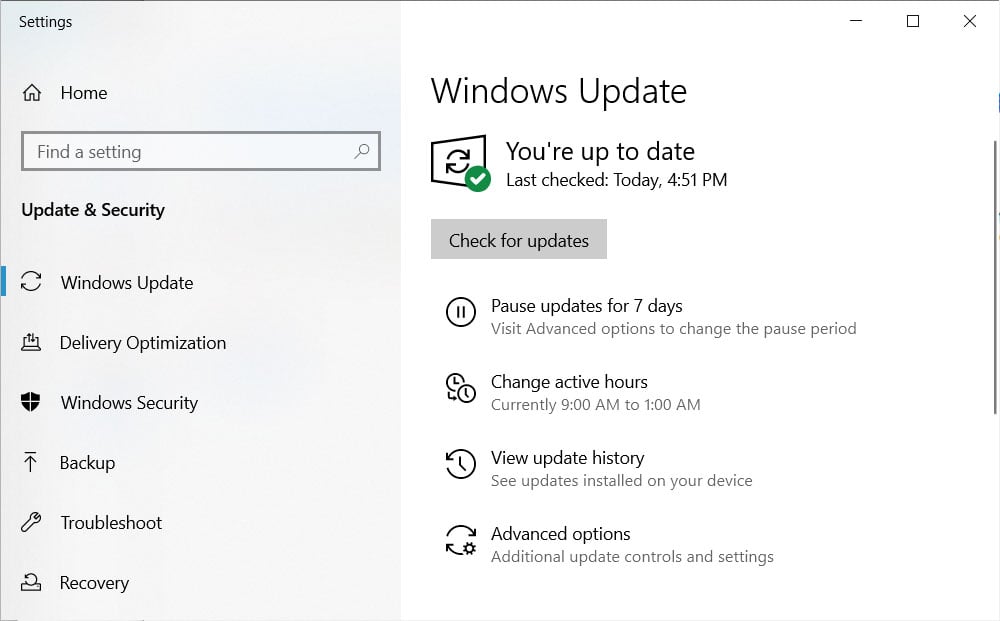 Windows 10 version 2004 update not available