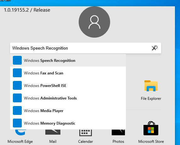 New Start Menu Search