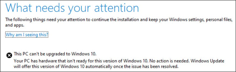 Windows 10 2019 Update Blocked If Using USB Drives