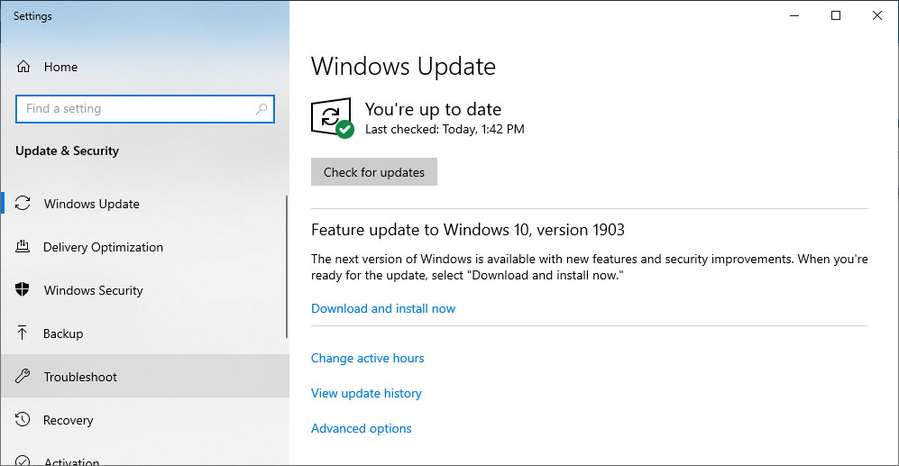 should i download windows 10 version 1903