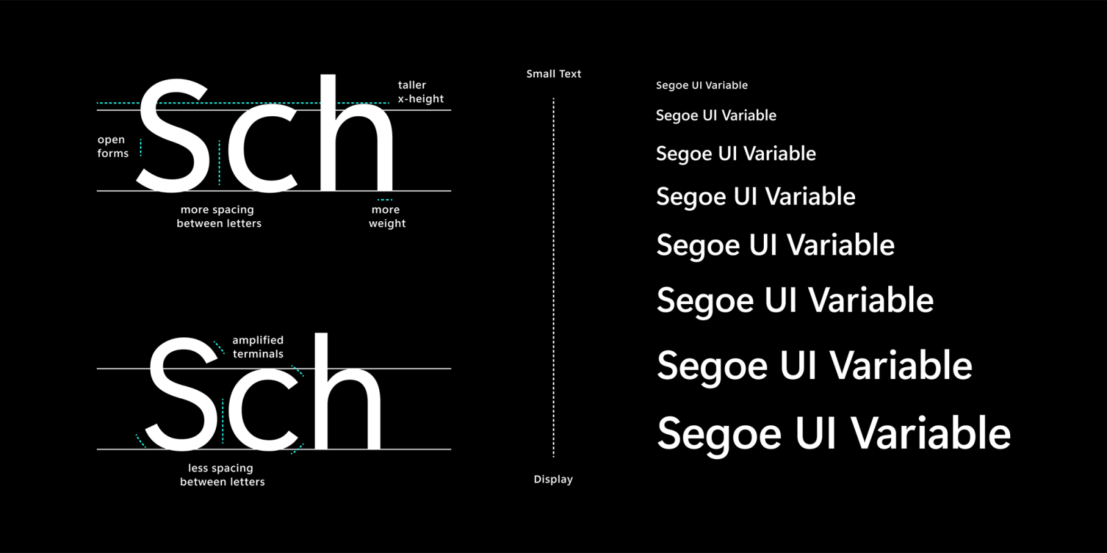 New Segoe UI Variable font