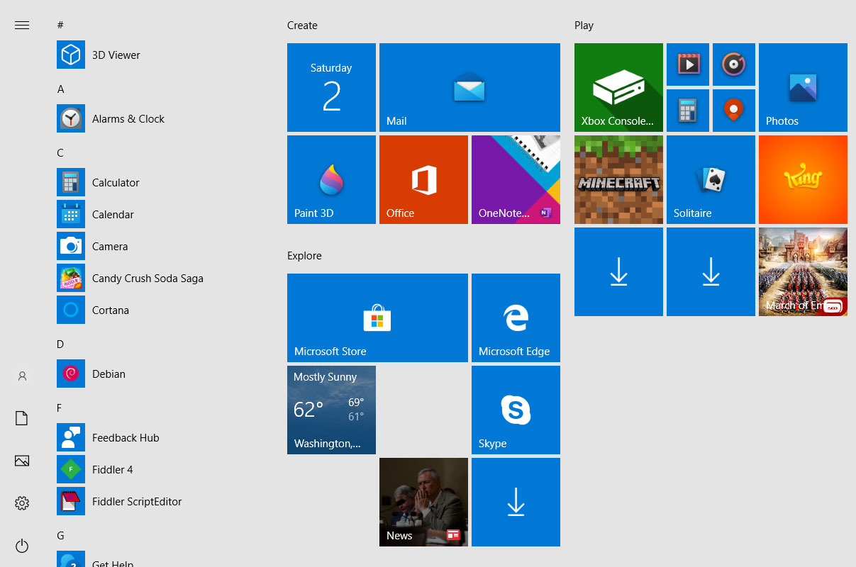 Original Start Menu