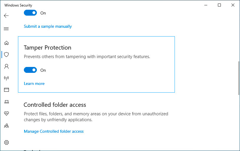 Microsoft Now Enables Windows 10 Tamper Protection By Default