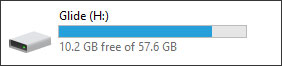 Ícone da unidade USB normal
