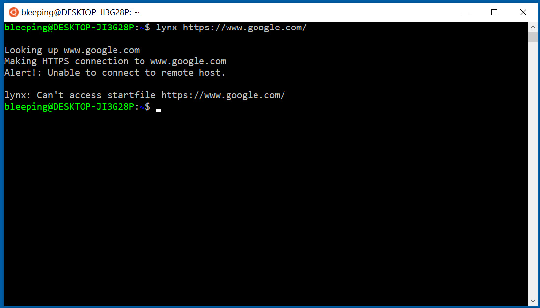 iptables blocking connection to Google
