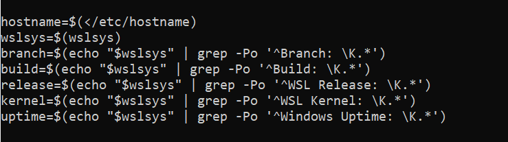 Information variables