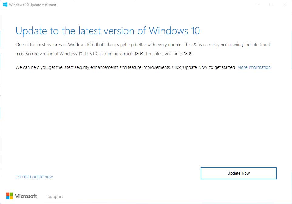 october windows 10 update features