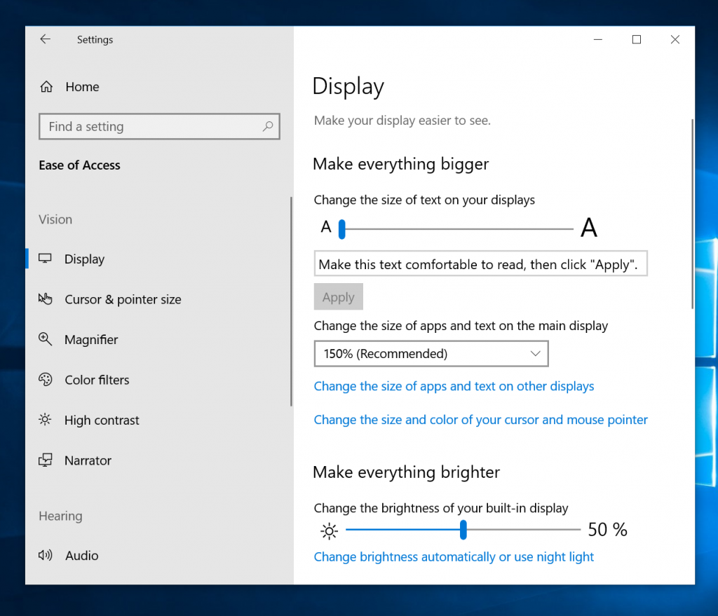 how to change the display windows 10 to smaller text how to change the display windows 10 to smaller text