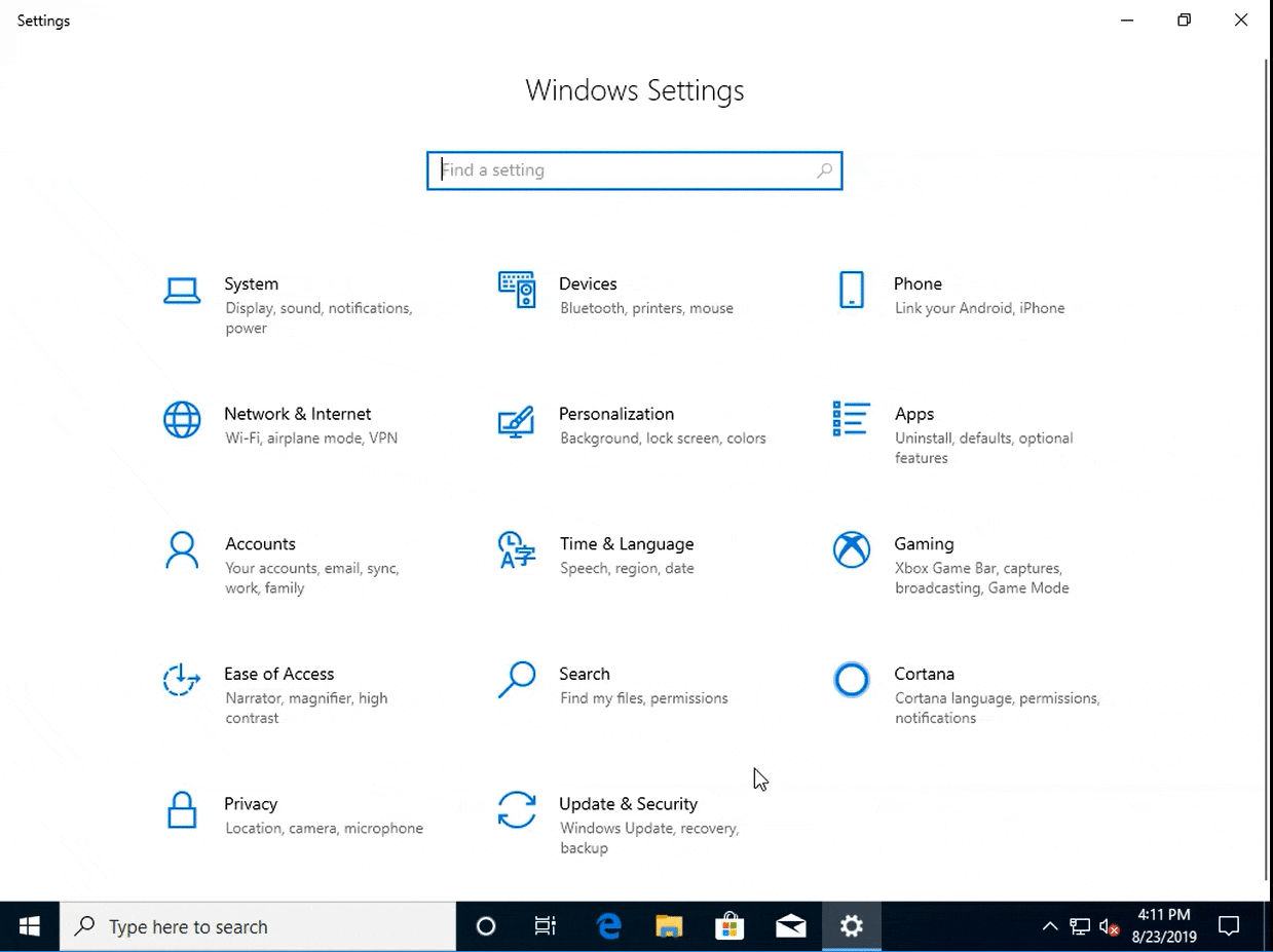 Reset this PC from the Cloud Demo