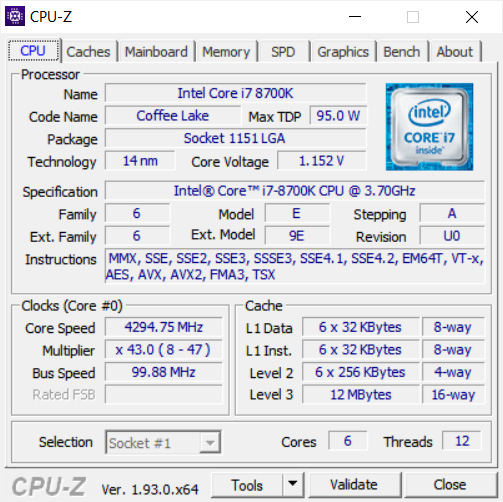 Usando CPU-Z para identificar sua CPU